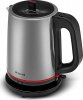 Homend Royaltea 1750H Inox Siyah 1800 W Cam Demlikli Çay Makinesi
