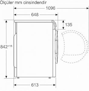 Siemens WQ41G2C0TR 9 kg Çamaşır Kurutma Makinesi
