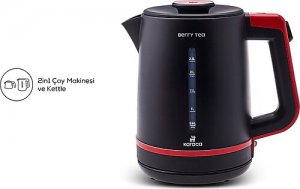 Karaca Berry Tea XL 2in1 1700 W Kırmızı Çelik Çay Makinesi