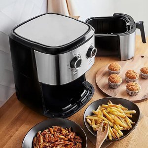 Karaca Multifry Inox Double Pan XL 5.5 lt Yağsız Fritöz