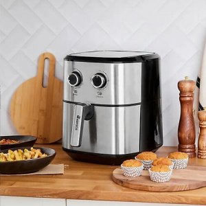 Karaca Multifry Inox Double Pan XL 5.5 lt Yağsız Fritöz