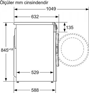Siemens WG44A2X0TR 1400 Devir 9 kg Çamaşır Makinesi