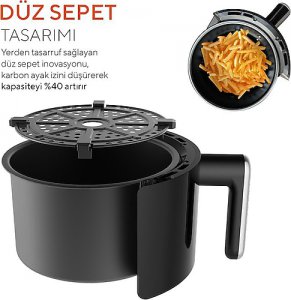 Kumtel Fastfryer HAF-05 Airfryer 2 lt Yağsız Fritöz