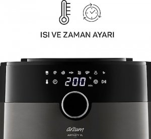 Arzum AR2074-B Airtasty XL Air Fryer 6 lt Bakır Yağsız Fritöz