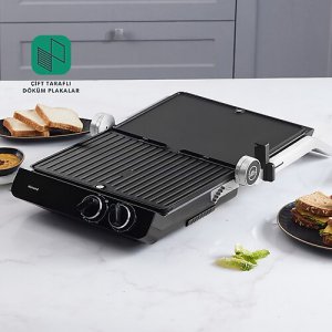 Homend Grilliant 1342H 3in1 2000 W Izgara ve Tost Makinesi
