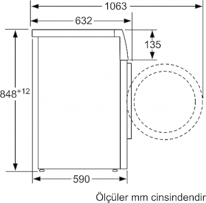 Siemens WM14UP91TR 9 kg 1400 Devir Çamaşır Makinesi