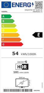 Vestel 50QA9700 4K Ultra HD 50