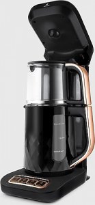 Karaca Çaysever Robotea Pro Quartz 4in1 2500 W Konuşan Cam Demlikli Çay Makinesi