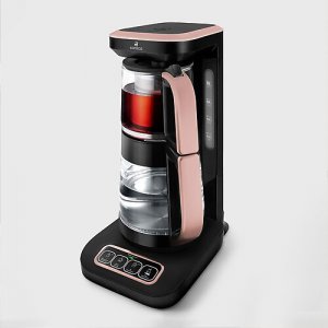 Karaca Çaysever Robotea Pro Connect 4in1 2500 W Rose Gold Konuşan Cam Çay Makinesi