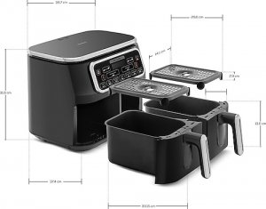 Karaca Air Pro Cook Duo Tandır XXXL 8 lt Yağsız Fritöz