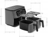 Karaca Air Pro Cook Duo Tandır XXXL 8 lt Space Gray Black Yağsız Fritöz