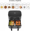 Karaca Air Pro Cook Duo Tandır XXXL 8 lt Space Gray Black Yağsız Fritöz