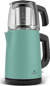 Karaca Tea Glass 2in1 1650 W Su Mavisi Çelik Çay Makinesi