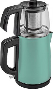 Karaca Tea Glass 2in1 1650 W Su Mavisi Çelik Çay Makinesi