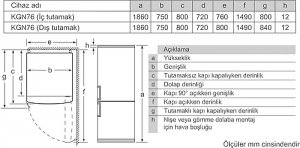Profilo BD3076IECN Kombi No Frost Buzdolabı