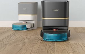 Philips HomeRun 7000 Serisi Aqua XU7100 Çöp İstasyonlu Akıllı Robot Süpürge