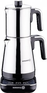 Korkmaz A850-02 Moderna Siyah/Krom 1600 W Çay Makinesi