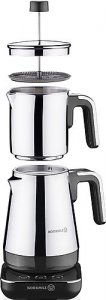 Korkmaz A850-02 Moderna Siyah/Krom 1600 W Çay Makinesi