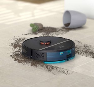 Philips HomeRun 3000 Serisi Aqua XU3000/01 Siyah Akıllı Robot Süpürge