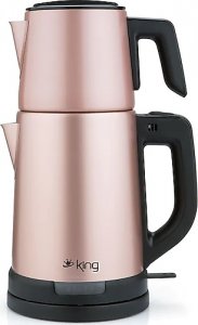 King KCM331 TeaPro Rose 1800 W Çelik Çay Makinesi