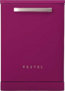 Vestel BM 5001 Retro Pembe 5 Programlı Bulaşık Makinesi
