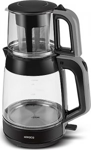 Karaca Glass Tea XL 2in1 Space Gray Cam Çay Makinesi