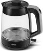 Karaca Glass Tea XL 2in1 Space Gray Cam Çay Makinesi