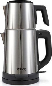 King KCM331 TeaPro Inox 1800 W Çelik Çay Makinesi