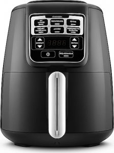 Karaca Air Pro Cook XL 2in1 Airfryer 4 lt Konuşan Yağsız Black Chrome Fritöz