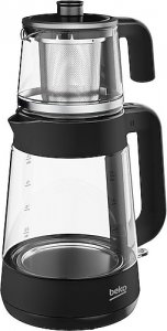 Beko CM 5964 B Floral Siyah 1900 W Cam Demlikli Çay Makinesi