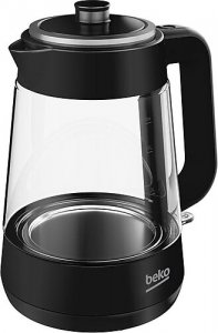 Beko CM 5964 B Floral Siyah 1900 W Cam Demlikli Çay Makinesi