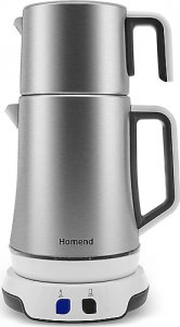 Homend Royaltea Elegant 1775H 1800 W Inox Beyaz Konuşan Çay Makinesi