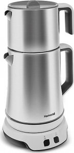 Homend Royaltea Elegant 1775H 1800 W Inox Beyaz Konuşan Çay Makinesi