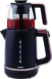 Karaca Tea Grande XL 1700 W Cam Demlikli Çay Makinesi