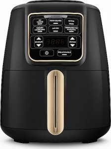Karaca Air Pro Cook XL 2in1 Airfryer 4 lt Konuşan Yağsız Black Mineral Gold Fritöz