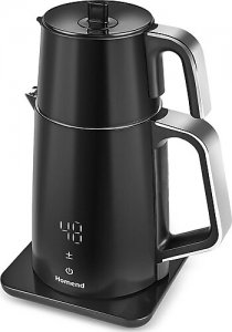 Homend Royaltea Cooltouch 1798H Siyah 1850 W Konuşan Çelik Çay Makinesi