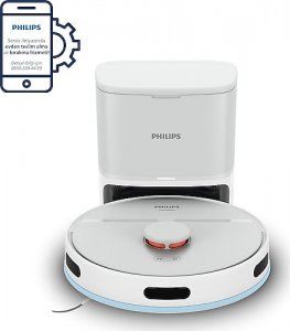 Philips HomeRun 2000 Serisi XU2100/20 Beyaz Çöp İstasyonlu Akıllı Robot Süpürge