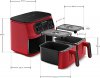 Karaca Air Pro Cook Duo Superfresh 8 lt Yağsız Fritöz