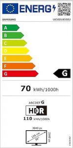 Samsung 50DU8500 4K Ultra HD 50