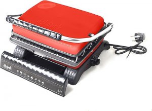 Dökümix Ultra Plus Kırmızı 1800 W Organik Döküm Izgara ve Tost Makinesi