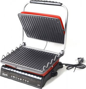 Dökümix Ultra Plus Kırmızı 1800 W Organik Döküm Izgara ve Tost Makinesi