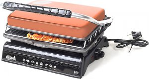 Dökümix Ultra Plus Rose Gold 1800 W Organik Döküm Izgara ve Tost Makinesi