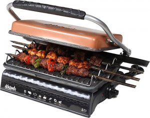 Dökümix Ultra Plus Rose Gold 1800 W Organik Döküm Izgara ve Tost Makinesi