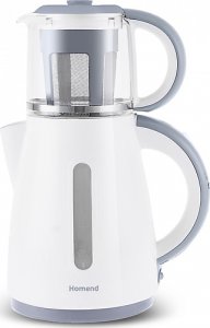 Homend Royaltea 1755H 1700 W Cam Demlikli Plastik Çay Makinesi