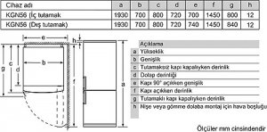 Bosch KGN56XIE0N Kombi No Frost Buzdolabı