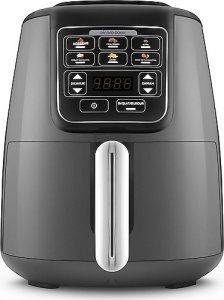 Karaca Air Pro Cook Köz Steel XL Çelik Hazneli 4 lt Space Gray Yağsız Fritöz