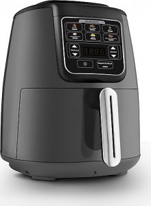 Karaca Air Pro Cook Köz Steel XL Çelik Hazneli 4 lt Space Gray Yağsız Fritöz