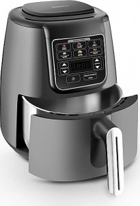 Karaca Air Pro Cook Köz Steel XL Çelik Hazneli 4 lt Space Gray Yağsız Fritöz