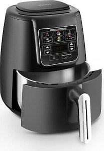 Karaca Air Pro Cook Köz Steel XL Çelik Hazneli 4 lt Black Silver Yağsız Fritöz