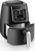Karaca Air Pro Cook Köz Steel XL Çelik Hazneli 4 lt Black Silver Yağsız Fritöz